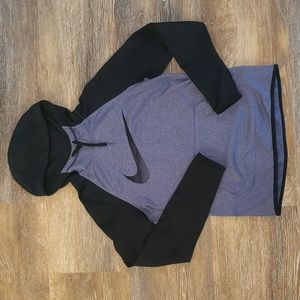 Nike Purple and Black Hoodie